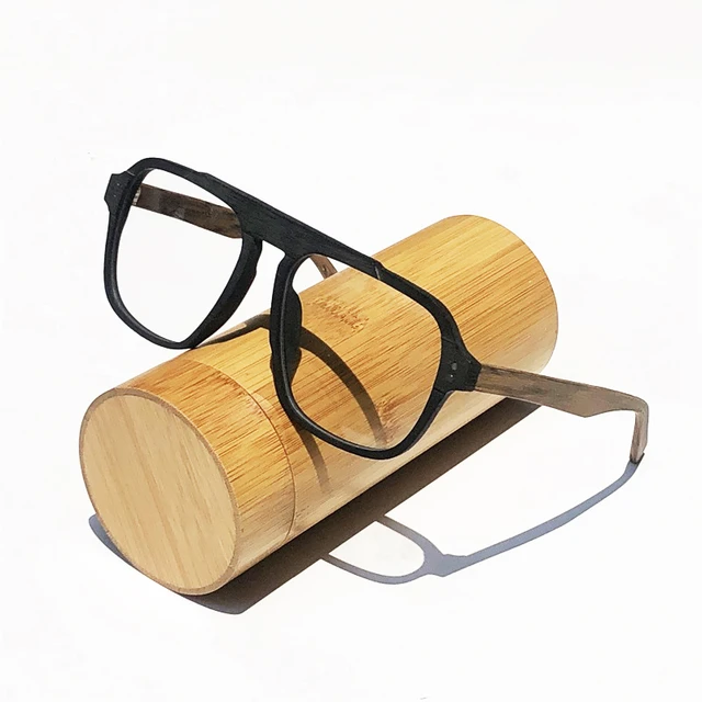 إطارات النظارات الطبية المصنوعة من الخشب
