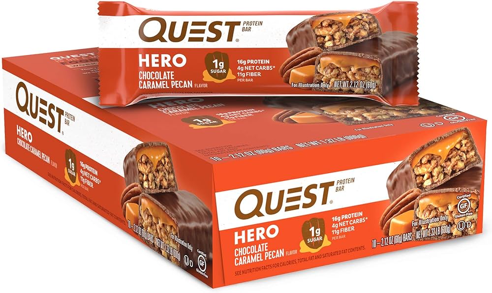 بروتين بار بدون سكر Quest Nutrition Hero Bars